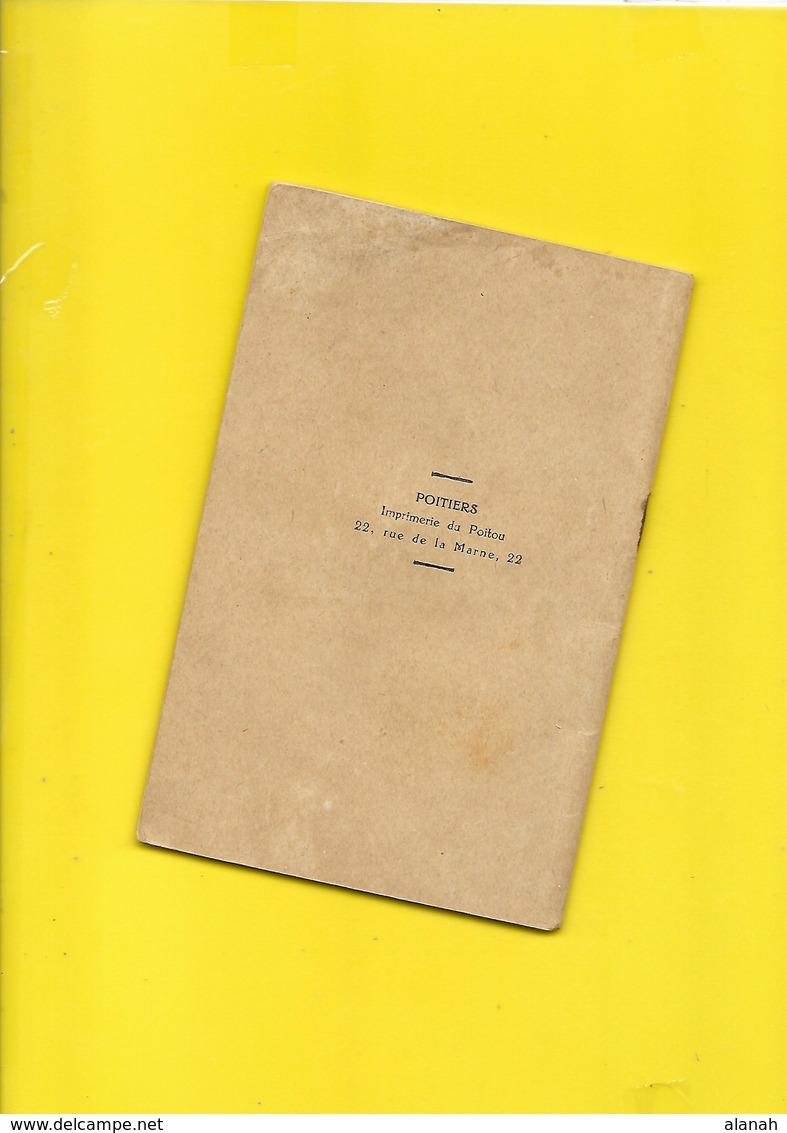 1926 Archéologie ANGLE Sur L'ANGLIN 32 Pages + 2 Plans + Couverture Format 11,5 X 17,5 Cm - Poitou-Charentes