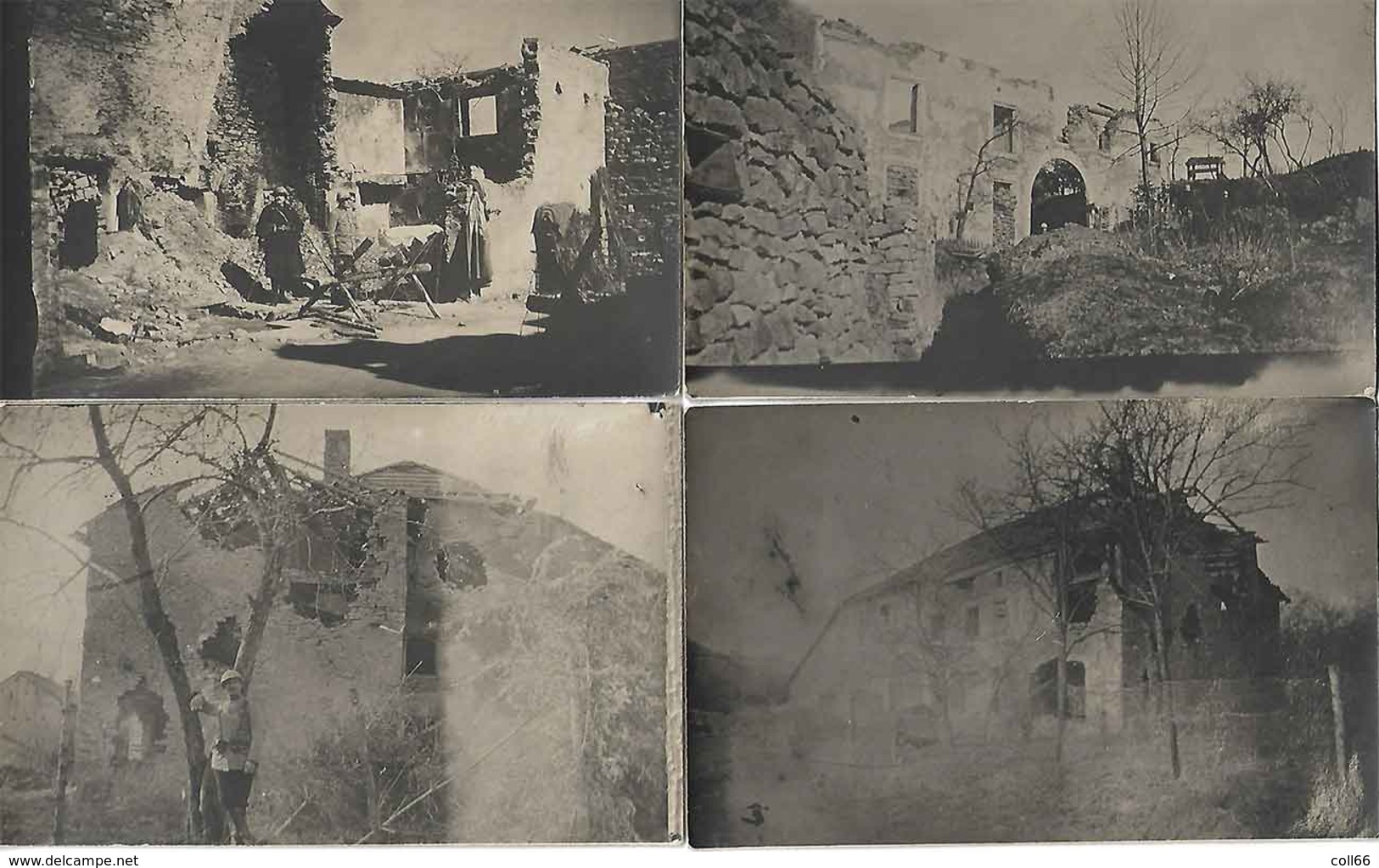 88 Ban De Sapt Gemainfaing 1916 WW1 Lot De 4 Carte-photos Légendées Dos Scanné Sans éditeur - Other & Unclassified