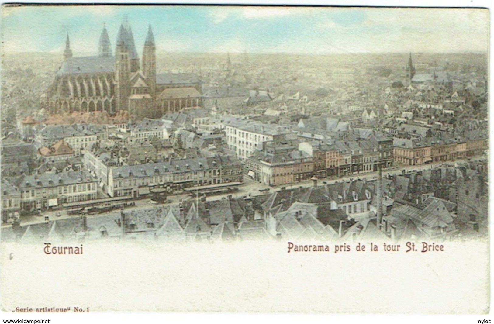 Tournai. Panorama Pris De La Tour St.Bise. - Tournai