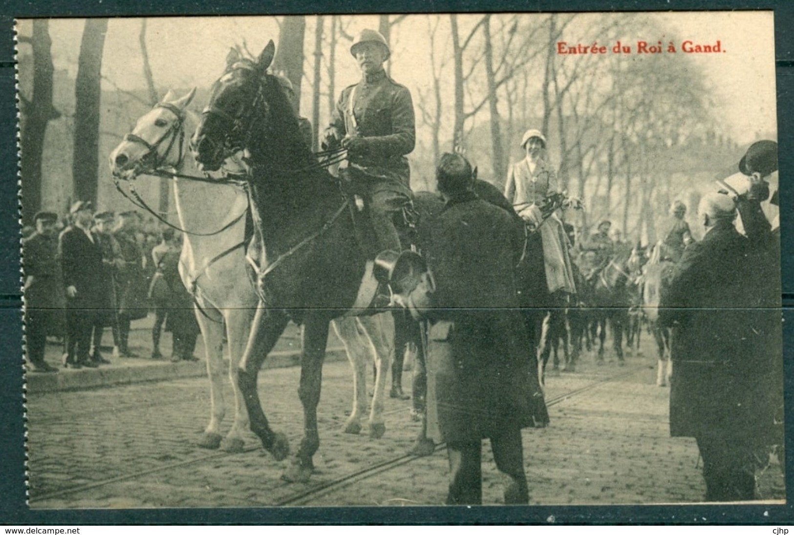 19/6 Belgique Belgie 2 Scans Joyeuse Entrée Du Roi Albert  1 Er En 1909 à Gand Gent - Gent