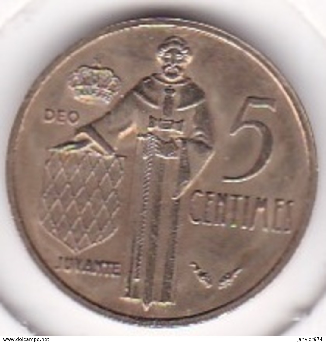 MONACO. 5 CENTIMES 1976 RAINIER III - 1960-2001 Neue Francs