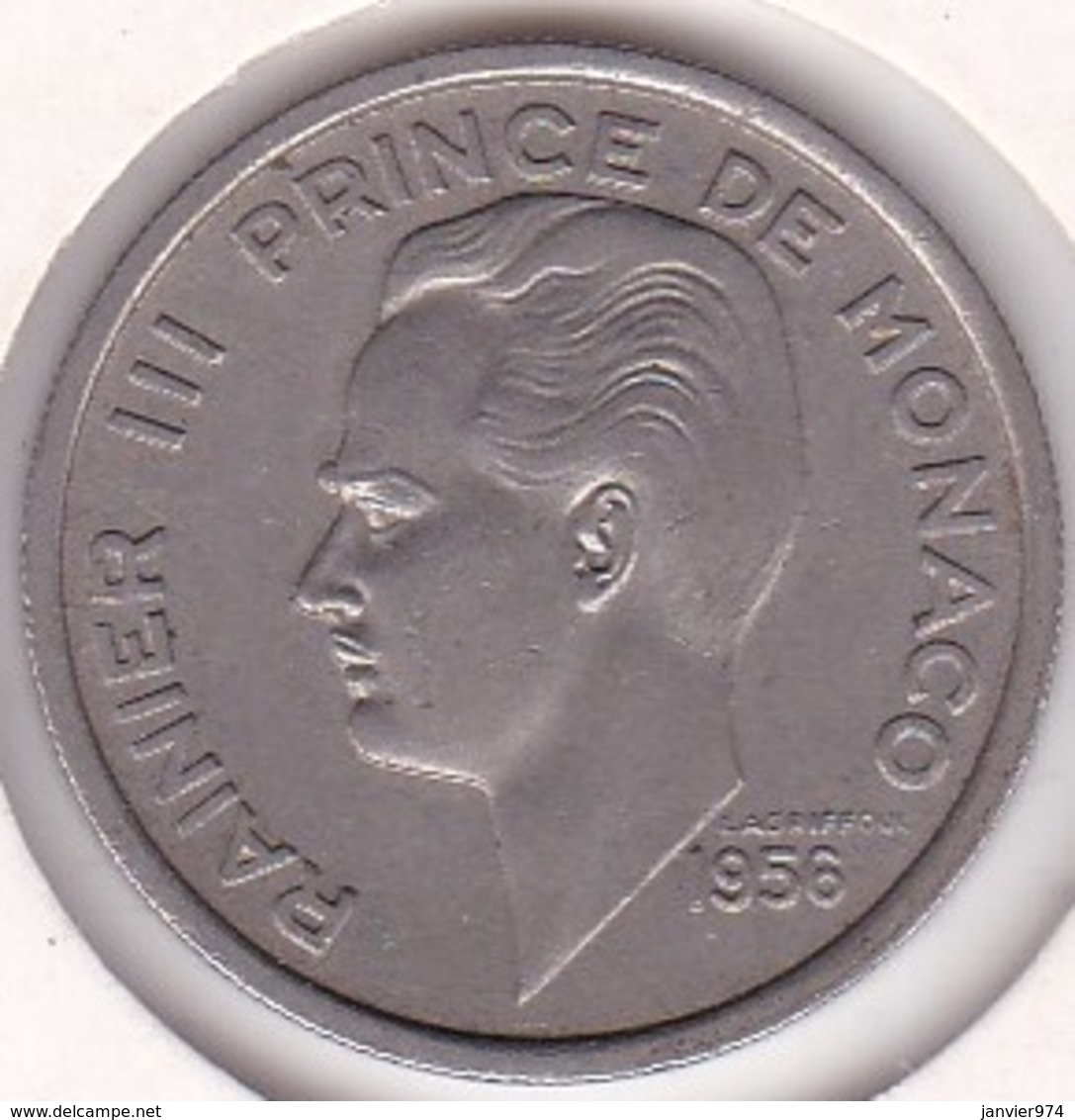MONACO. 100 FRANCS 1956. RAINIER III - 1949-1956 Old Francs