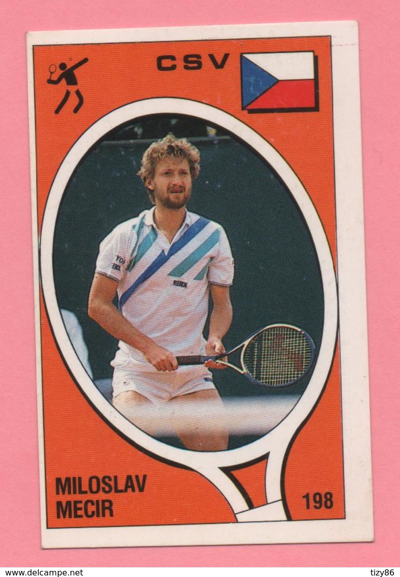 Figurina Super Sport 1988/89 - Miloslav Mecir E Luca Fusi - Trading Cards
