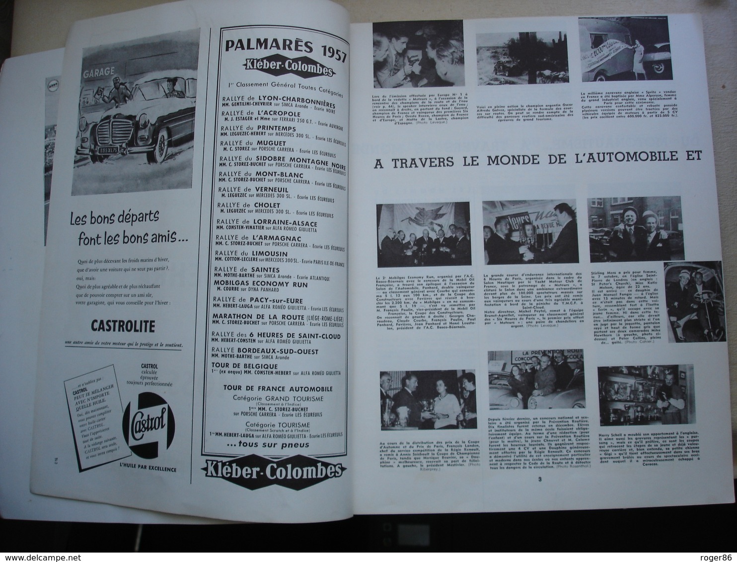 Revue MOTEUR Du 1er Trimestre 1958 Avec Courses Automobiles ,présentation De La DS ,l'usine De POISSY Etc...... - Auto