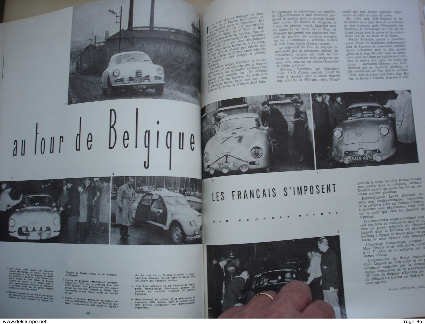 revue MOTEUR du 1er trimestre 1958 avec courses automobiles ,présentation de la DS ,l'usine de POISSY etc......