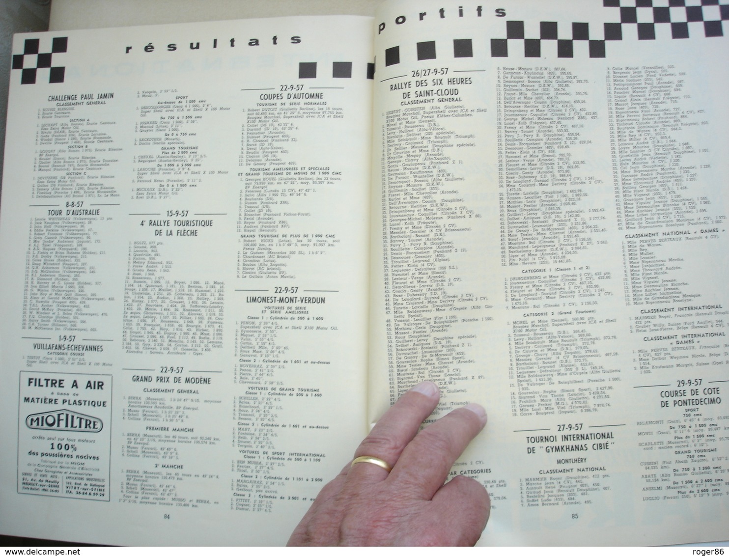 revue MOTEUR du 1er trimestre 1958 avec courses automobiles ,présentation de la DS ,l'usine de POISSY etc......