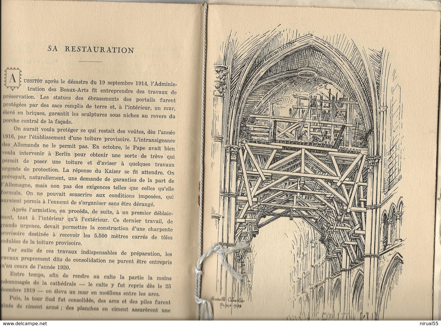 REIMS Marne Cathédrale De Reims PROGRAMME OFFICIEL ILLUSTRE DES FETES DU 26 MAI 1927 ...cl - Other & Unclassified