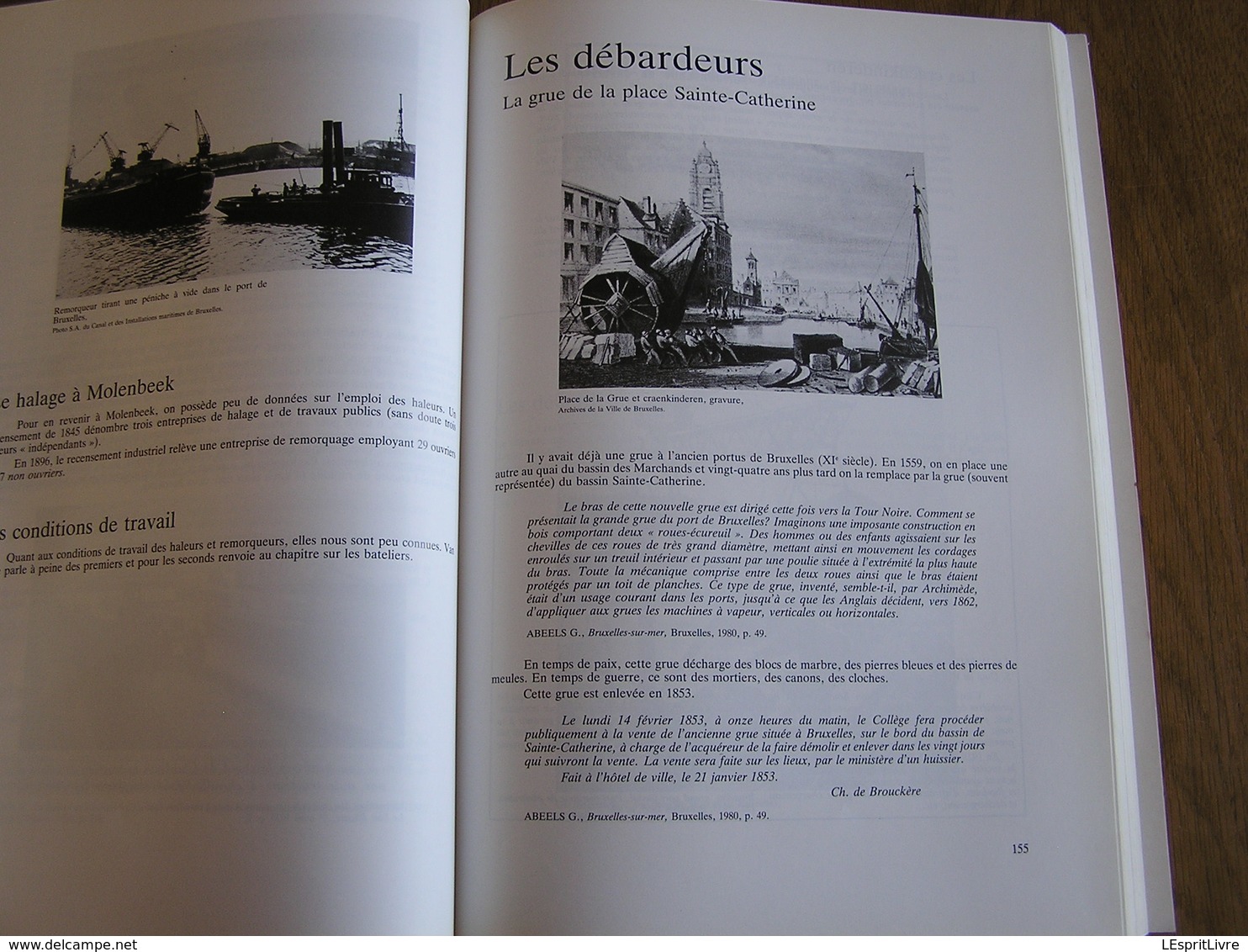 BRUXELLES UN CANAL DES USINES ET DES HOMMES Cahier de la Fonderie Régionalisme Industrie Usine Willebroek Anderlecht