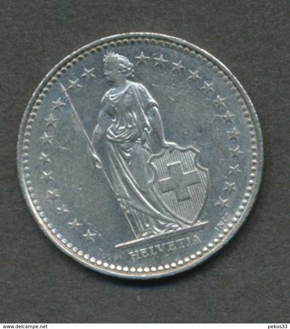 1 FR Franken Schweiz Switzerland Helvetia Münze 1988 - Altri & Non Classificati