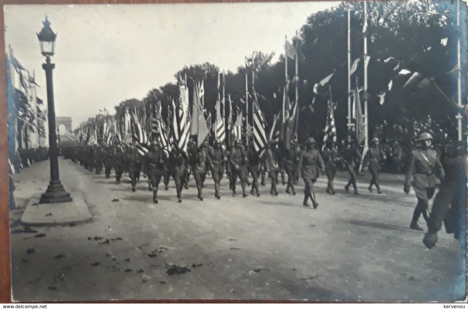 Lot De 8 Carte Photo PARIS Défilé 14 Juillet 1919 Fete De La Victoire Marechal FOCH Et JOFFRE  Militaria 14 18 - 5 - 99 Postcards