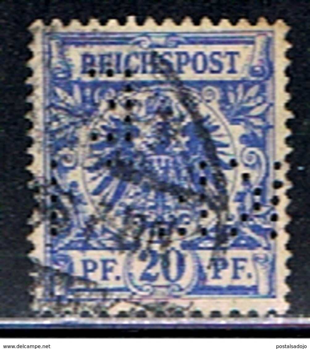 A2 668 // YVERT 48 (PERFIN: EKL.)// 1889-00 - Usados