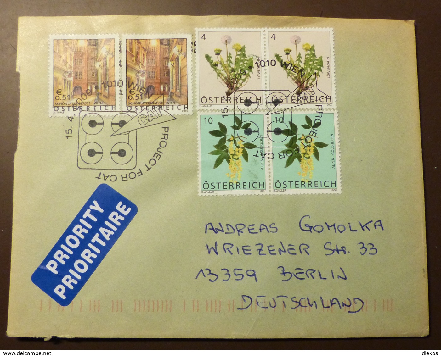 Brief Österreich   2002   Dauerserie Wien #cover 4795 - Briefe U. Dokumente