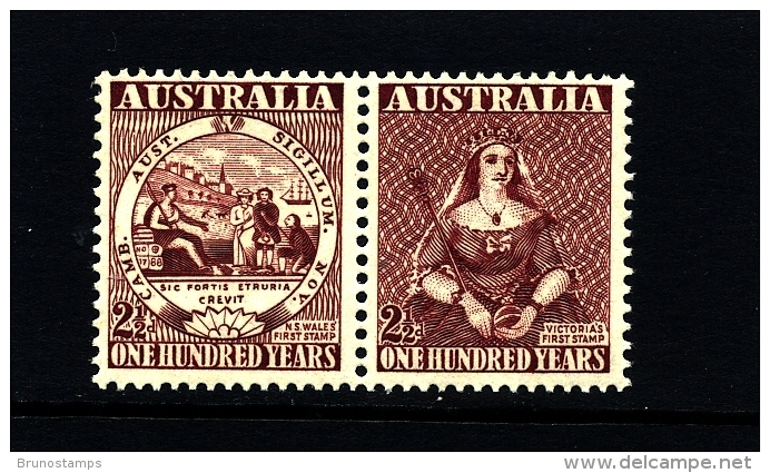 AUSTRALIA - 1950  STAMP PAIR  MINT NH  SG 239/40 - Nuovi