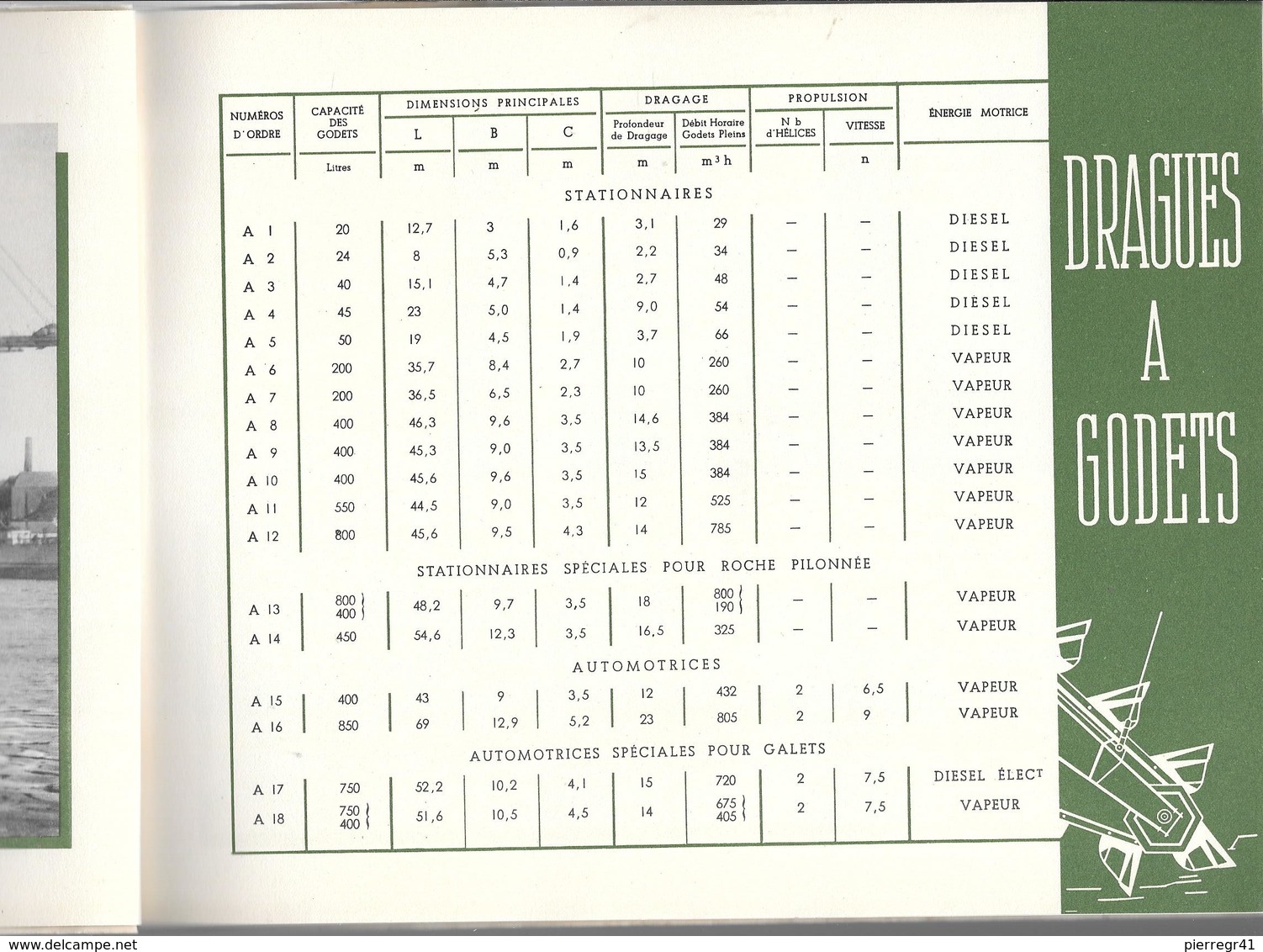 Vers1955-Catalogue ATELIERS & CHANTIERS de BRETAGNE-Engins DRAGAGE-BATEAUX-30 Pages-21.x28Cm-TBE-RARE