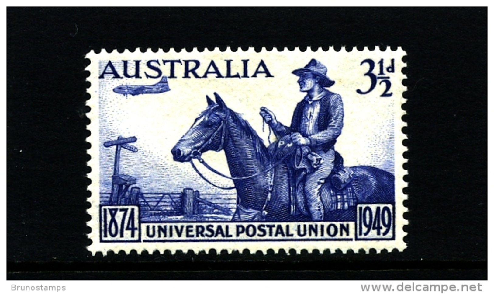 AUSTRALIA - 1949  3 1/2 D  UPU  MINT NH  SG 232 - Nuovi