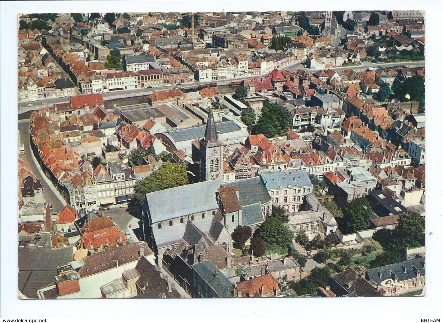 Tournai Vue Aérienne Eglise St Piat - Tournai