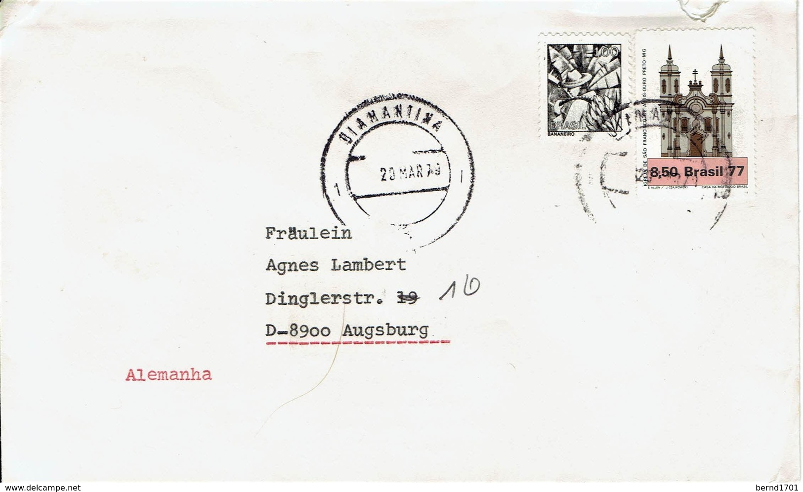 Brasilien / Brazil - Umschlag Echt Gelaufen / Cover Used (c343) - Briefe U. Dokumente