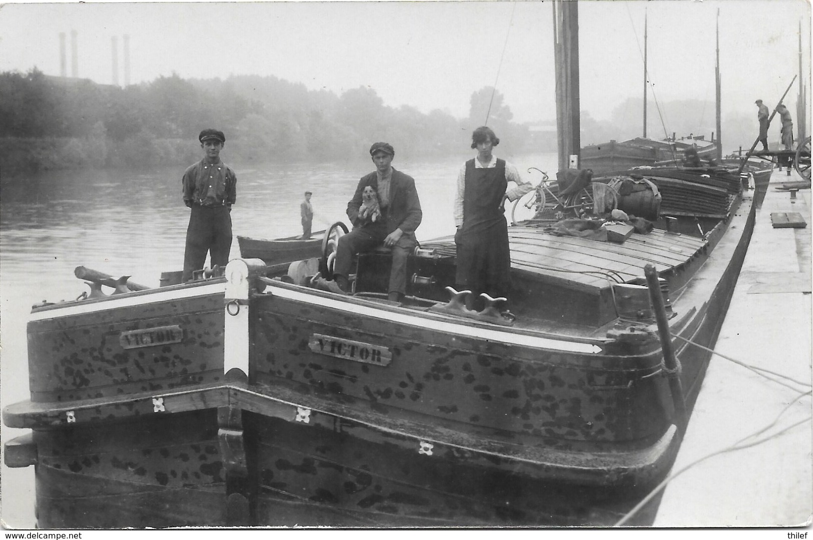 Péniche NA2: Victor Van Beveren ( Photo-carte ) - Péniches