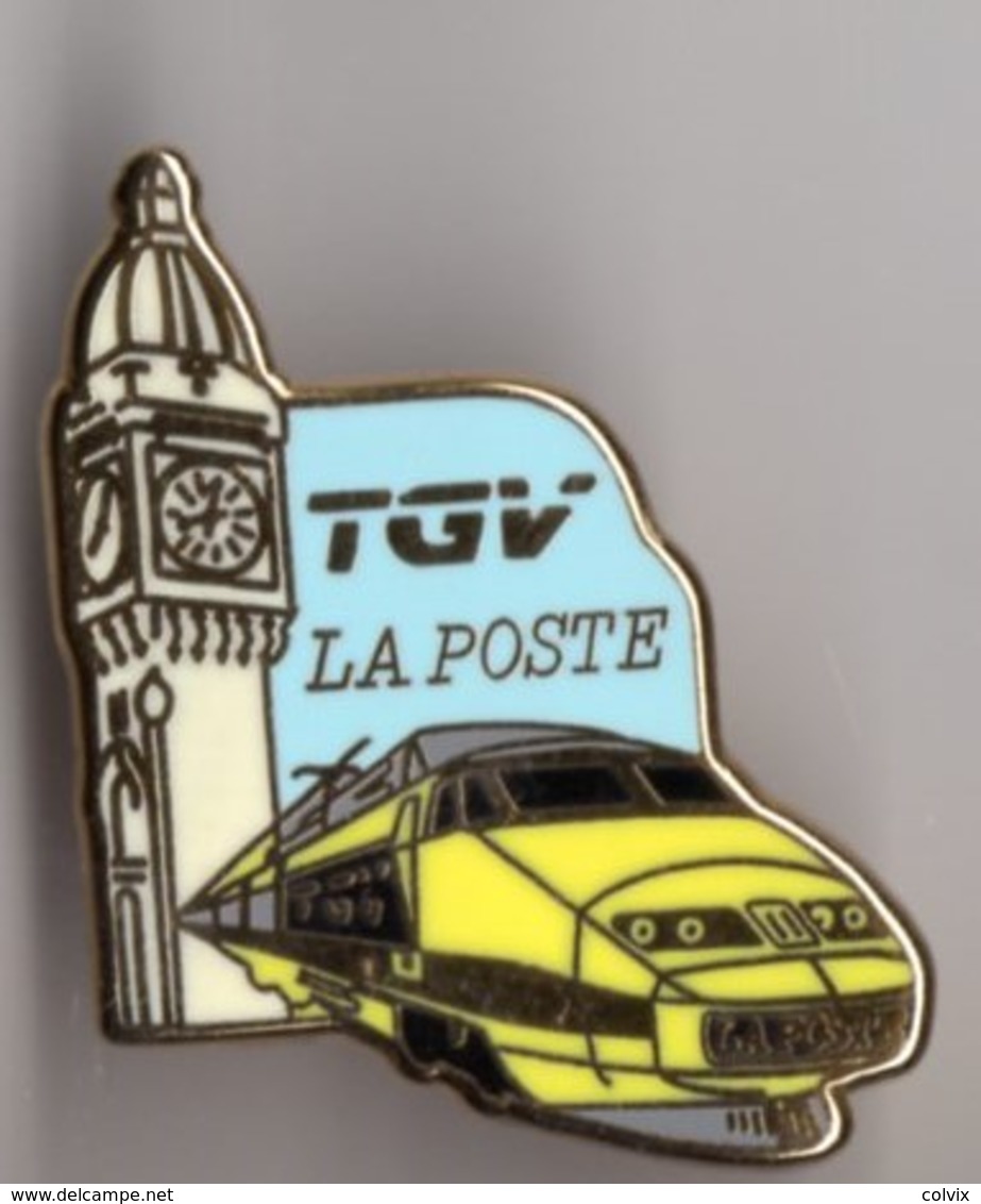 PIN'S TRAIN TGV LA POSTE Signé BALLARD - TGV