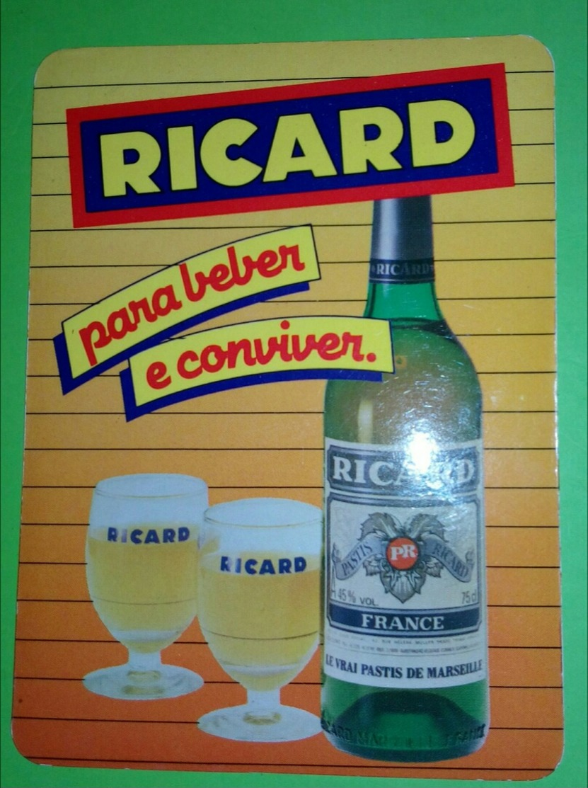 Calendrier De Poche Ricard 1984 - Petit Format : 1981-90