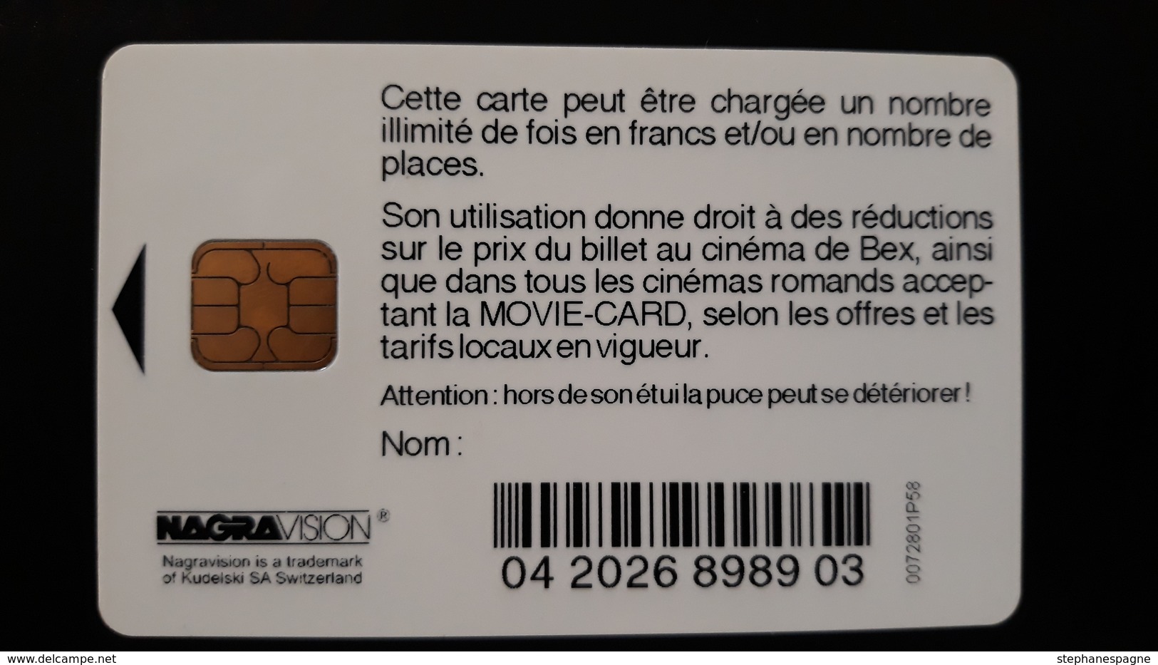 Cinecarte  Metro Ciné - GRAIN DE SEL - Cinéma - Movie Cards