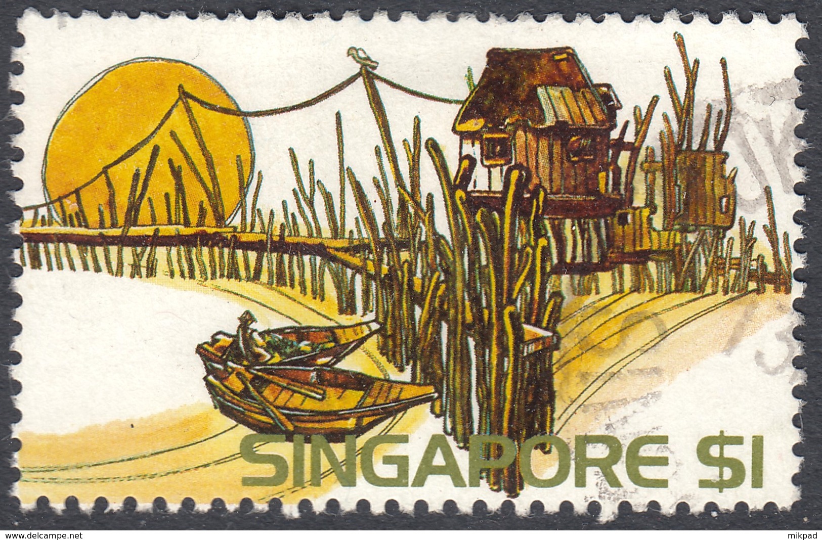 Singapore 1975 $1 SG248 - Used - Singapore (1959-...)