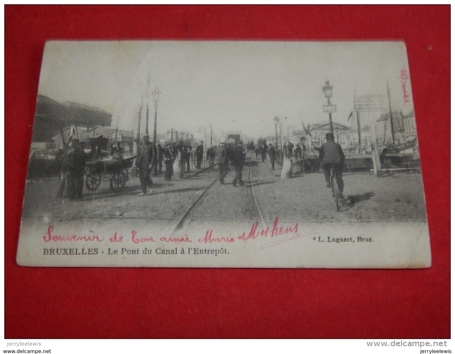 BRUXELLES -  Le Pont Du Canal  à L' Entrepôt  -  1906  - - Maritime