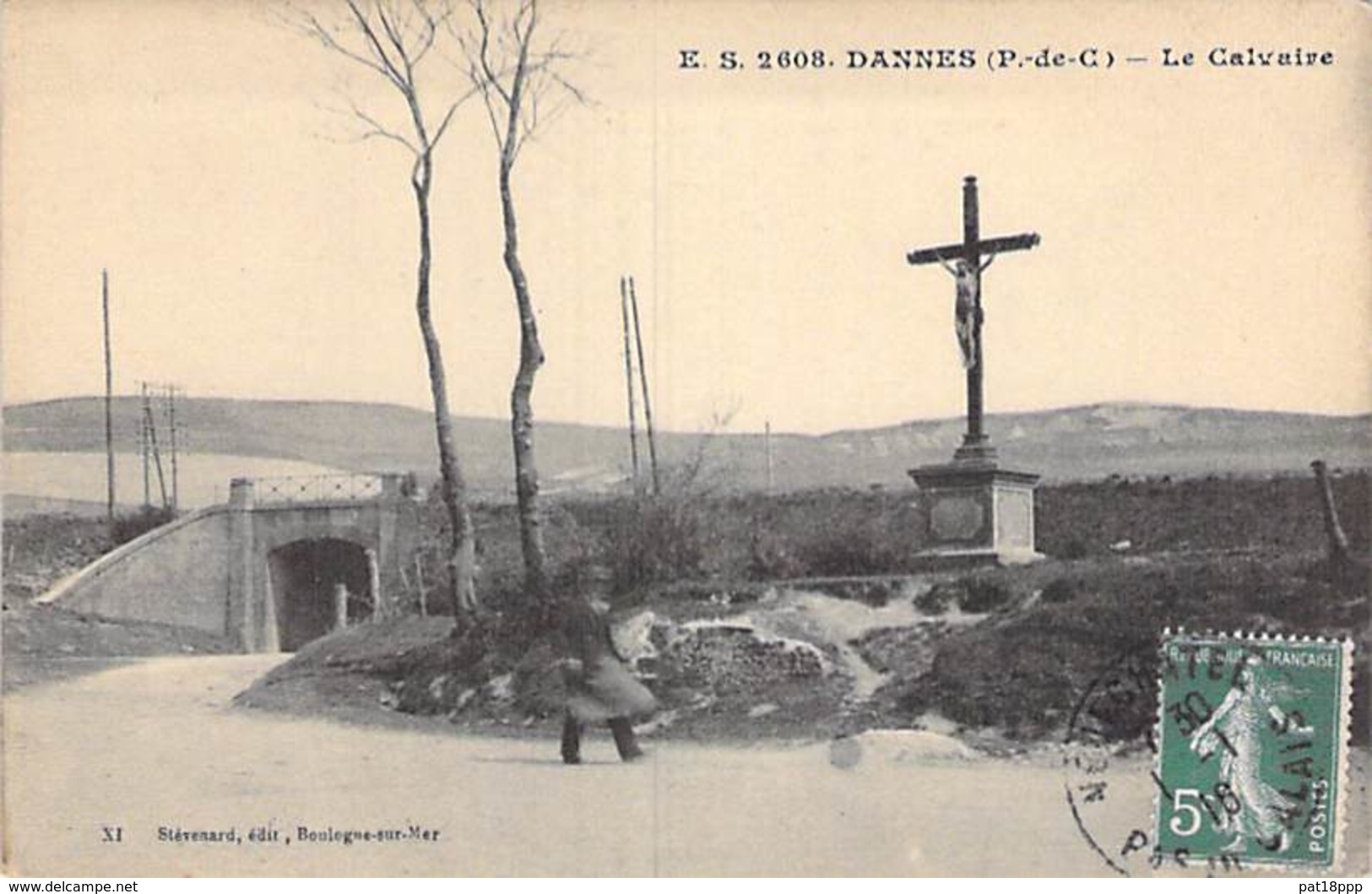 62 - DANNES : Le Calvaire - CPA Village (1.330 Habitants) - Pas De Calais - Autres & Non Classés