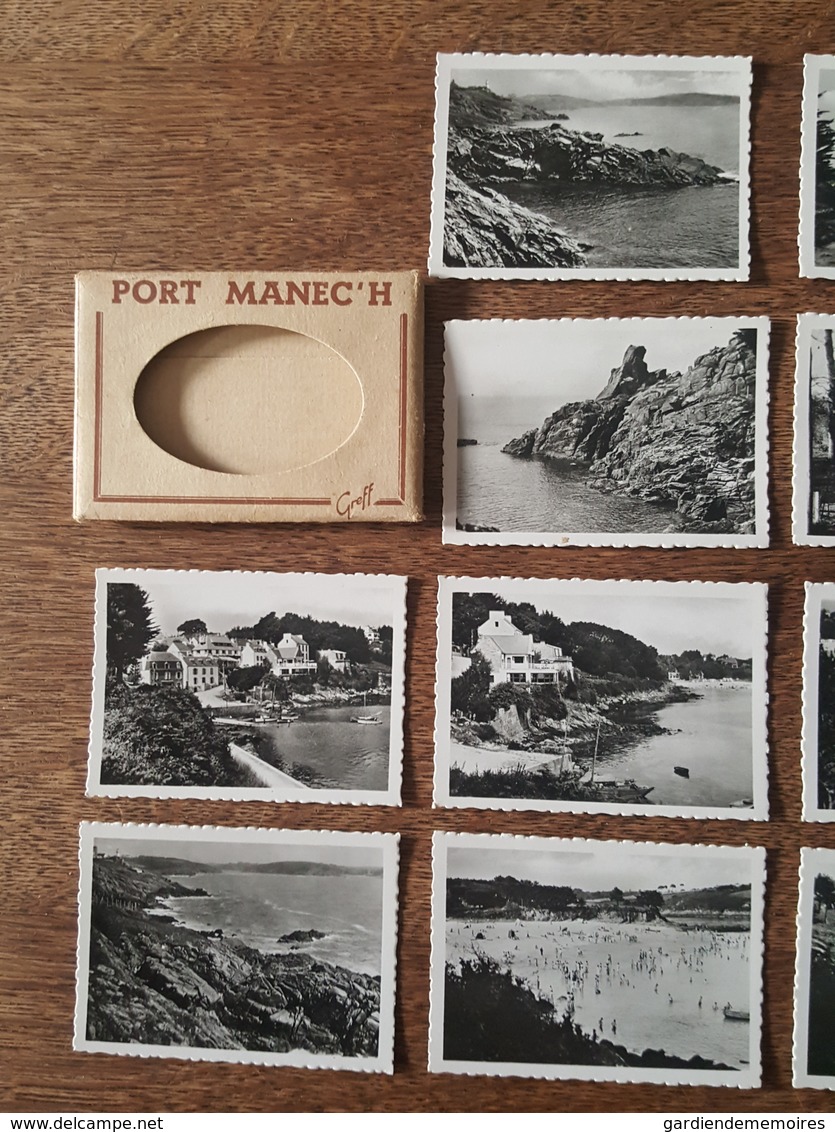 Port Manec'h / Manech - Carnet De 10 Vues En Bel état - Kerfany, Coin Du Port, Estuaire Et Plage De L'Aven, Criques - Autres & Non Classés