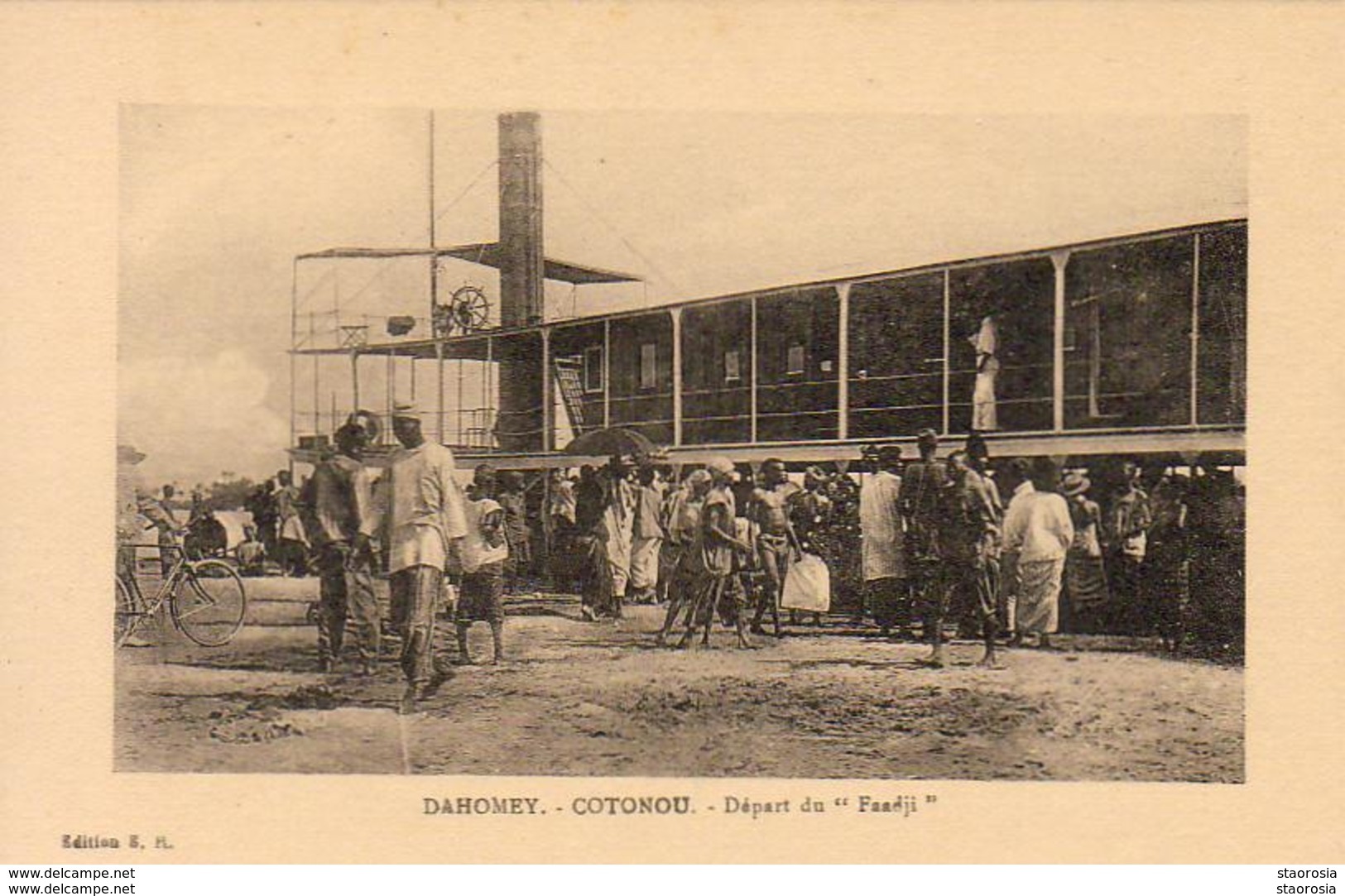 DAHOMEY  COTONOU- Départ Du "" Faadji ""   ... - Dahomey