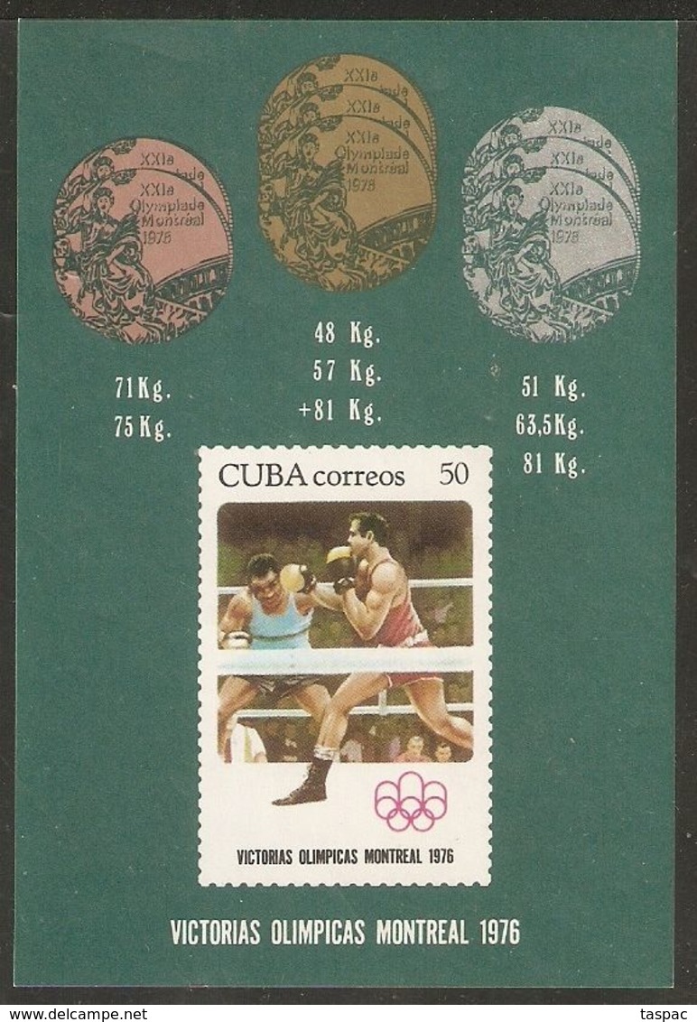 1976 Mi# Block 49 ** MNH - Summer Olympics, Montreal / Boxing - Ongebruikt