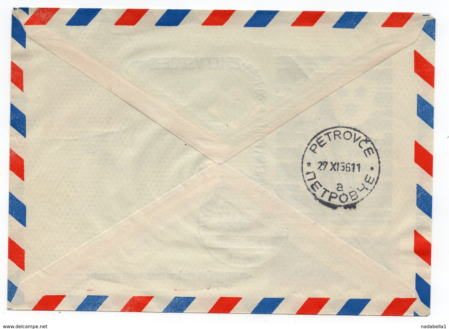 1966 YUGOSLAVIA, SLOVENIA, CELJE, SPECIAL COVER, ROCKET POST, SPECIAL CANCELATION, PETROVCE STAMP - Covers & Documents