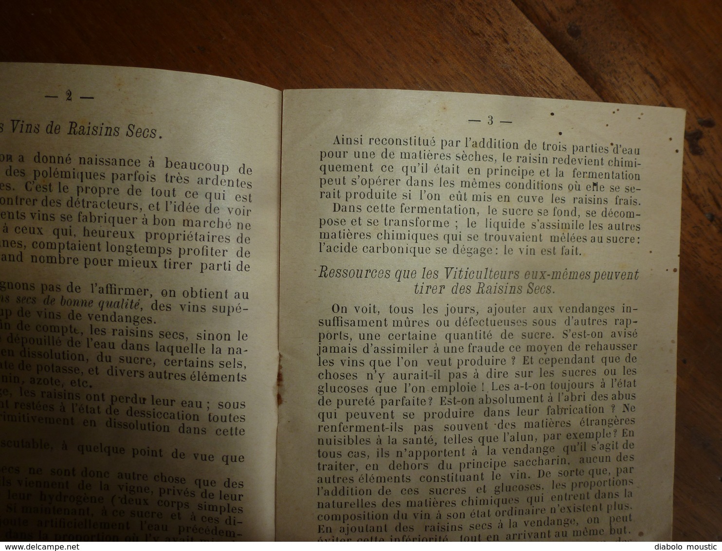 1893:  La Vérité Sur Les RAISINS SECS Appliqués Aux Boissons - Par François Bessède à Marseille ....etc - 1800 – 1899