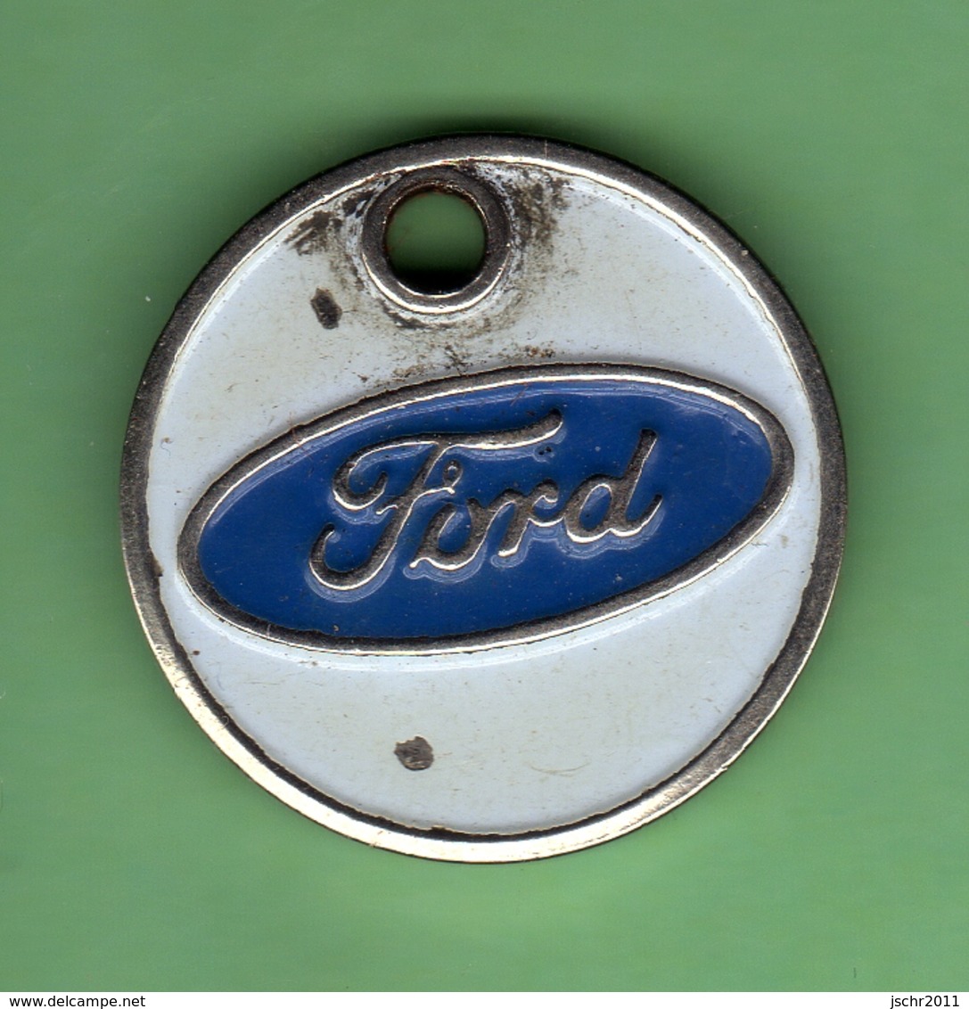 1 Jeton De Caddie *** FORD ANTIBES *** (0386) - Trolley Token/Shopping Trolley Chip