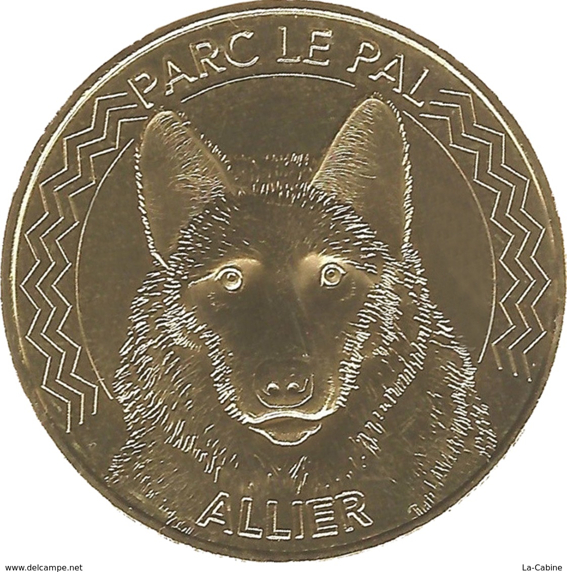 03 ALLIER DOMPIERRE SUR BESBRE LE PAL N°17 LE LOUP MÉDAILLE MONNAIE DE PARIS 2019 JETON MEDALS COINS TOKEN - 2019