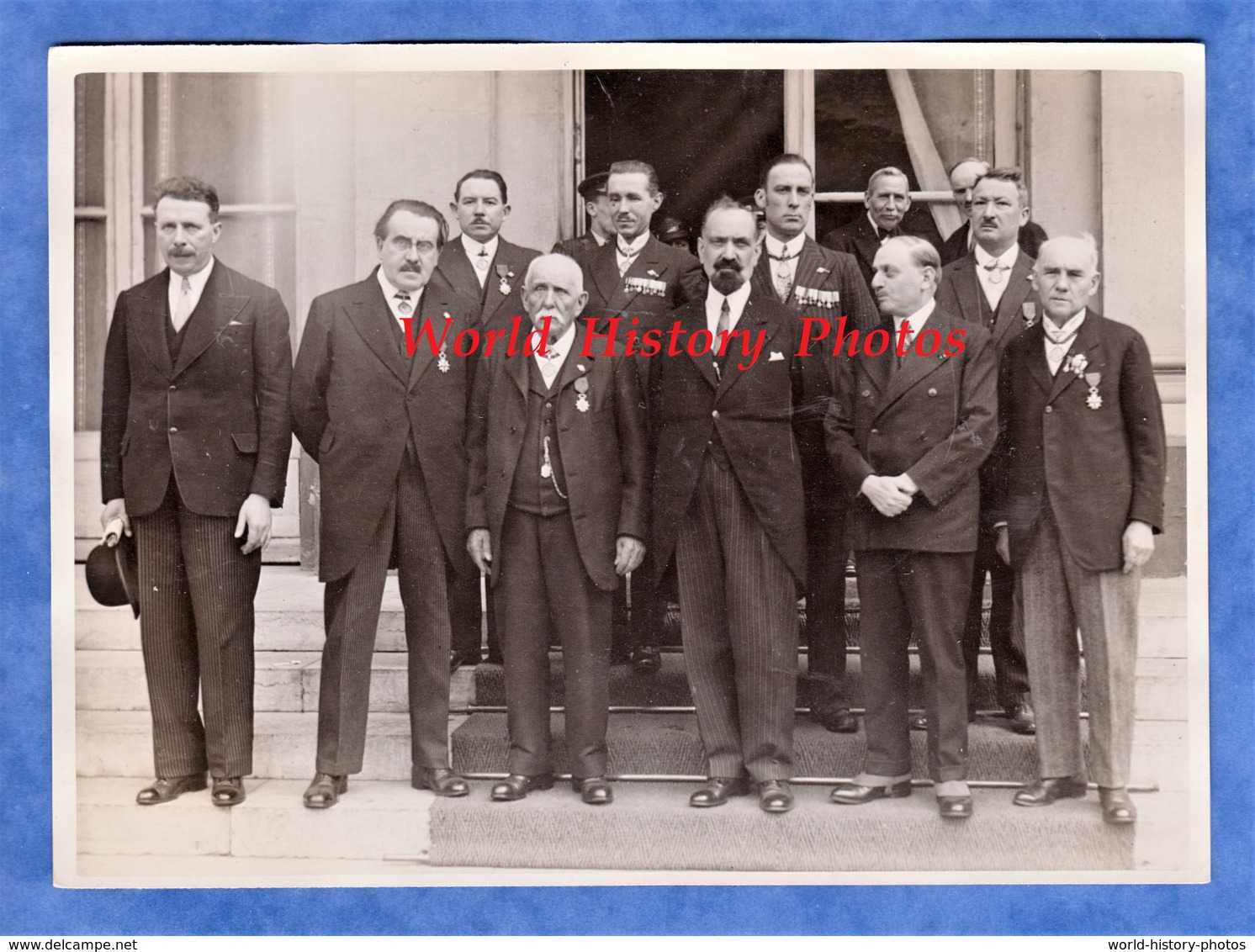 Photo Ancienne - PARIS - Réception De Meilleurs Ouvriers De France Par Edouard DALADIER - Ouvrier Métier Médaille - War, Military