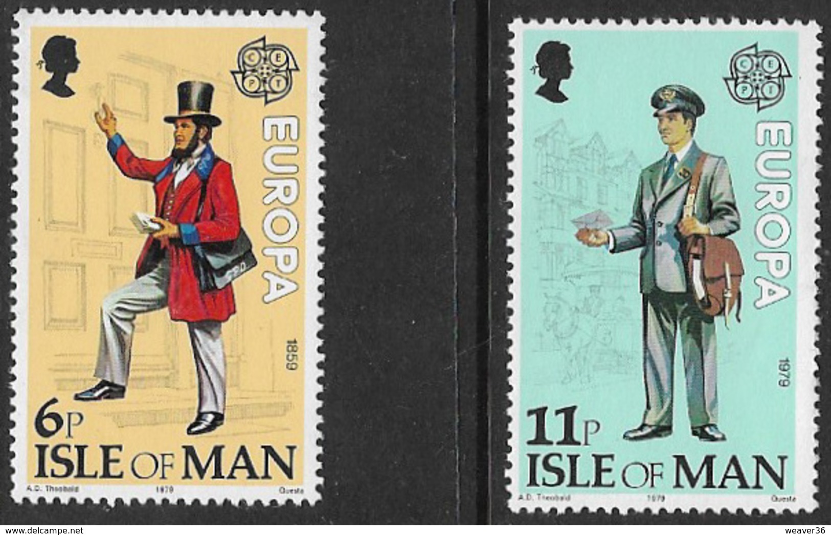 Isle Of Man SG148-149 1979 Europa Set 2v Complete Unmounted Mint [40/32409/25D] - Isle Of Man