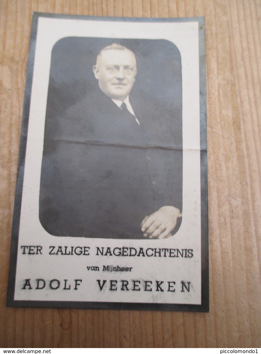 Schoonaarde Burgemeester Adolf Vereeken 1874 1941 - Andachtsbilder