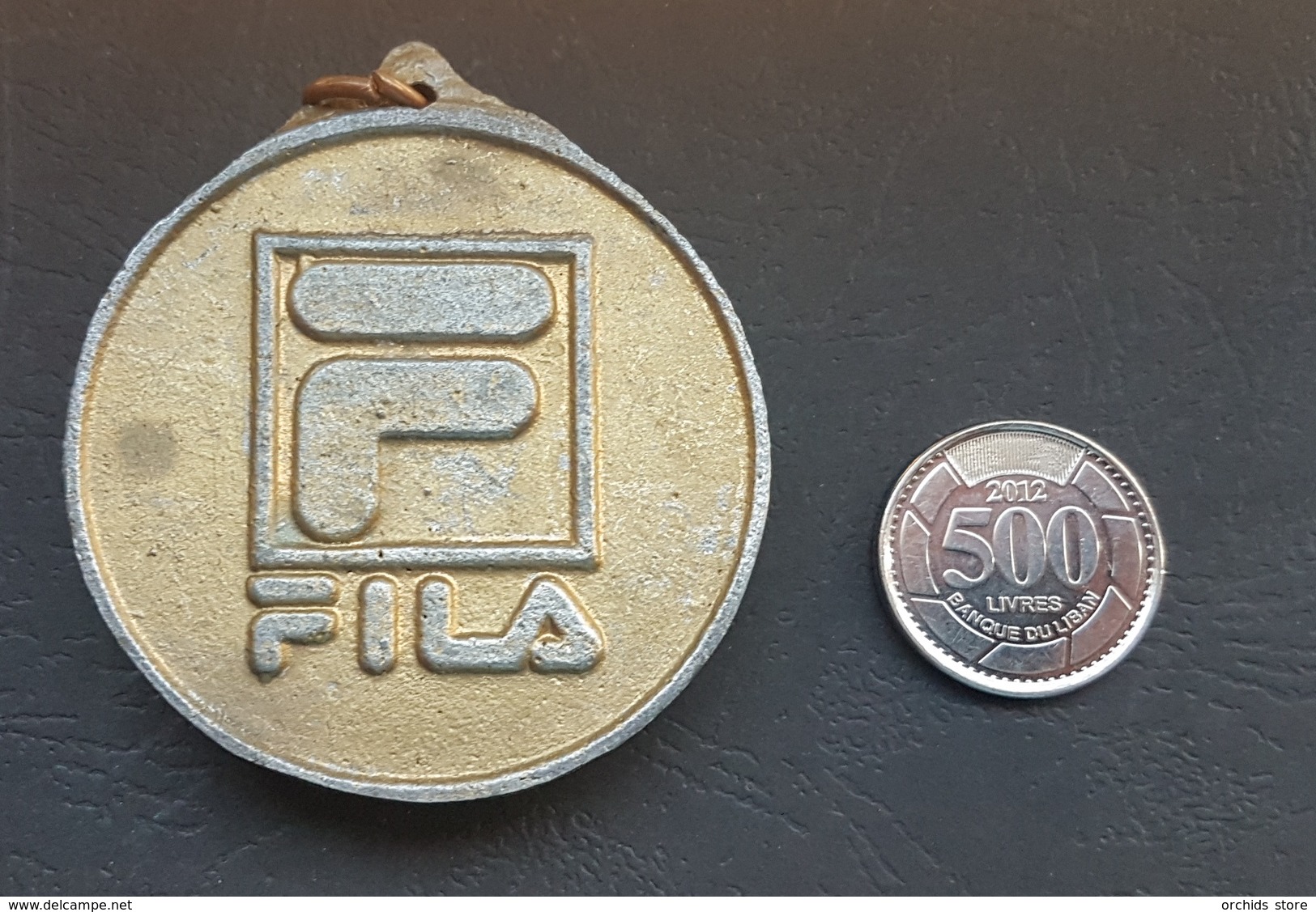 Lebanon 1980s Beautiful Thick Embossed Medal - FILA - Other & Unclassified