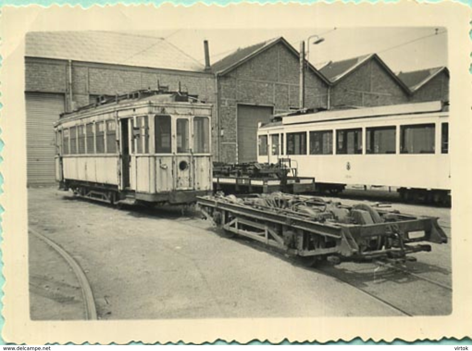 TRAM:  9935  JUMET         9 X 6 Cm ( See Detail ) 1958 - Trains