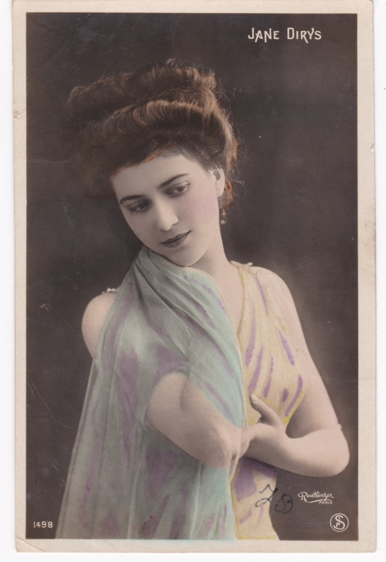 Photo Reutlinger Paris -  JANE DIRYS - Artistes