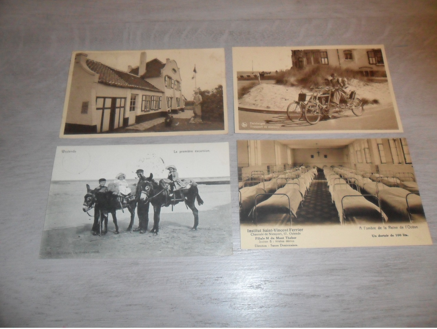 Beau lot de 60 cartes postales de Belgique  la côte      Mooi lot van 60 postkaarten van België kust - 60 scans