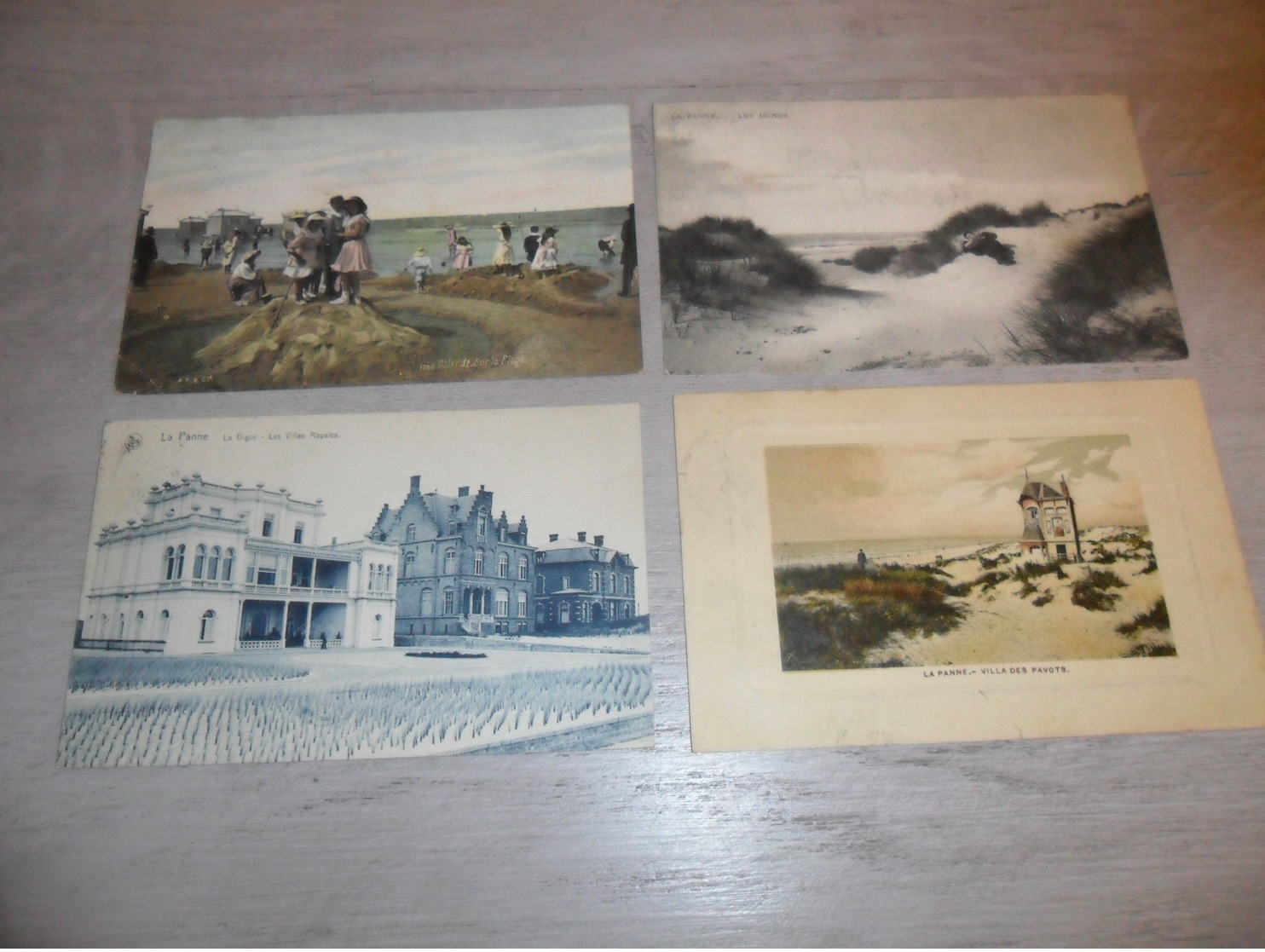 Beau lot de 60 cartes postales de Belgique  la côte      Mooi lot van 60 postkaarten van België kust - 60 scans