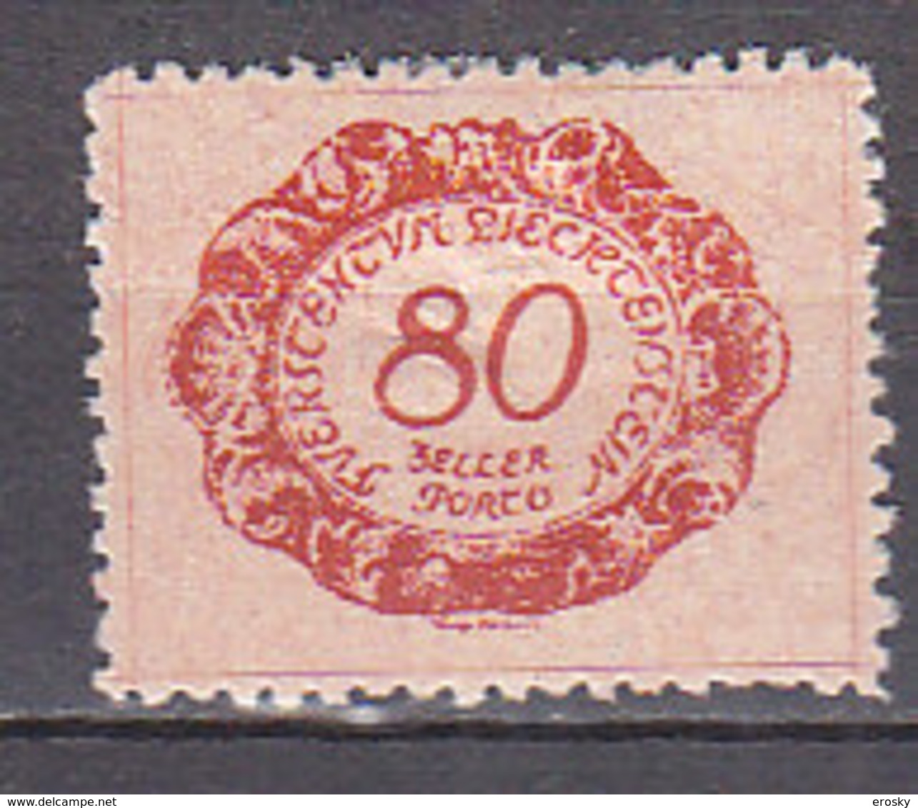 Q2596 - LIECHTENSTEIN TAXE Yv N°9 * - Portomarken