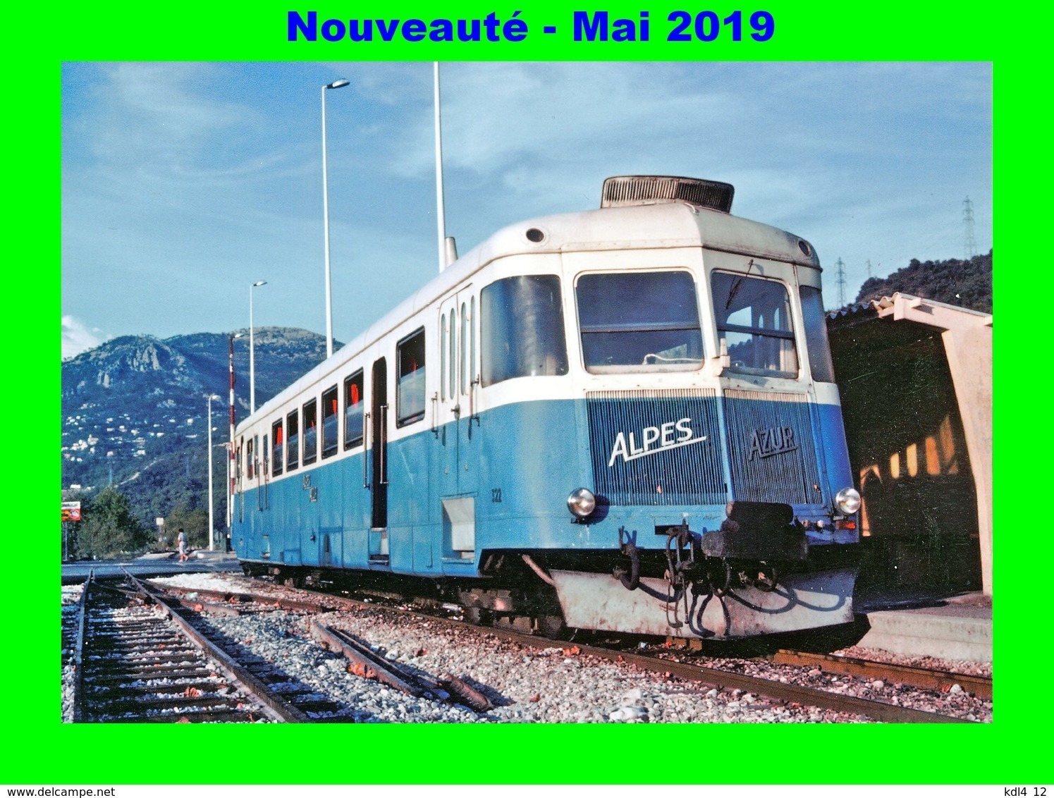 AL 563 - Autorail Renault ABH N° X 322 En Gare - COLOMARS - Alpes Maritimes - Matériel