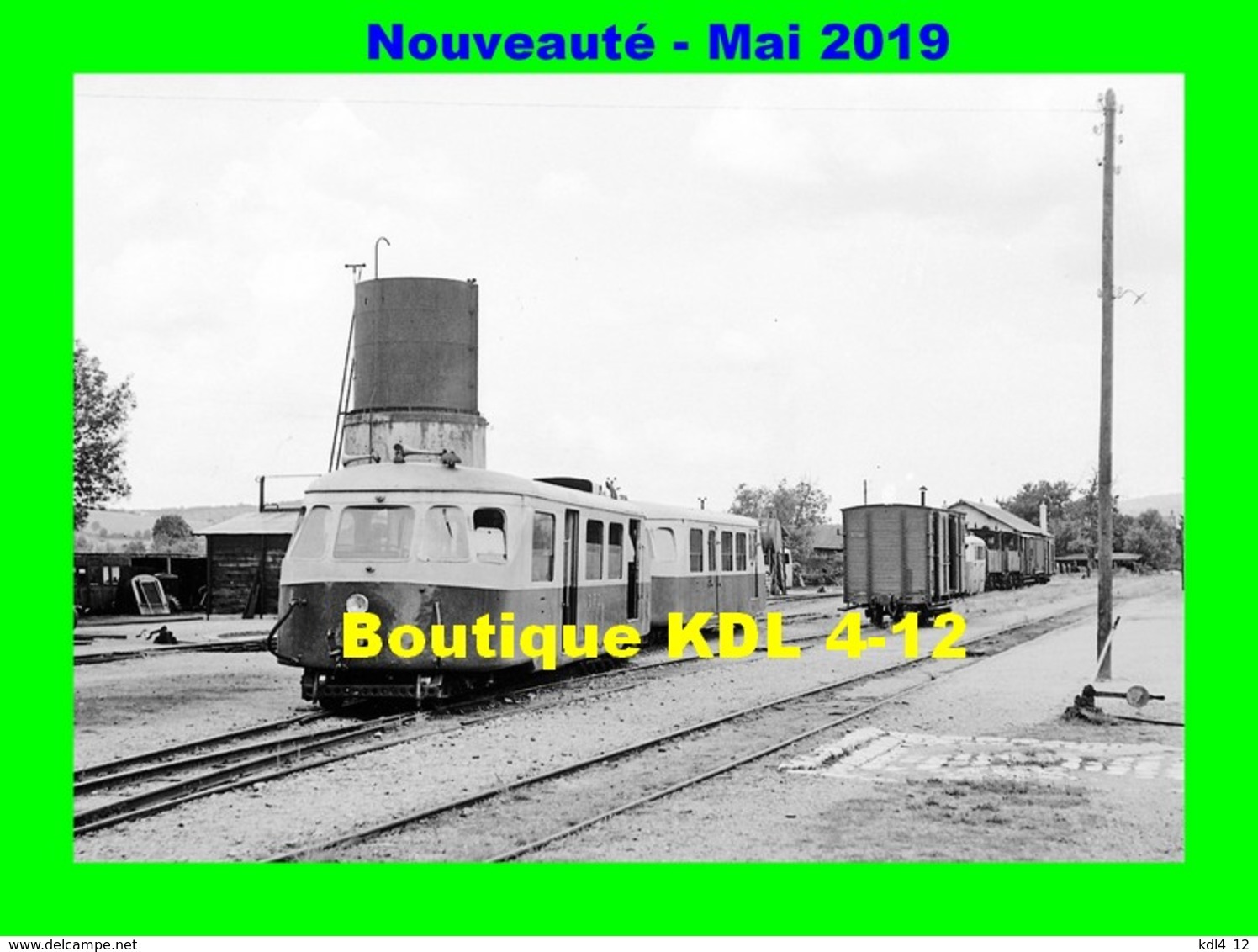 AL 571 - Autorail Billard A 80 D Avec Sa Remorque Au Dépôt - TOULON SUR ARROUX - Saône Et Loire CFD - Trains