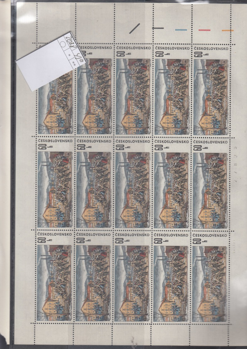 CSSR Michel Cat.No. Sheet Mnh/** 2038 - Blocks & Kleinbögen