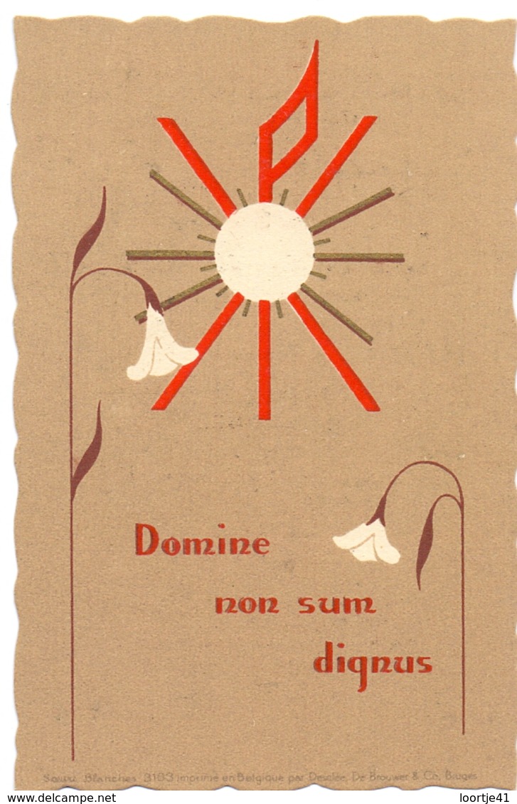 Devotie - Devotion - Communie Communion - Andrea De Beurme - Brugge 1948 - Communion