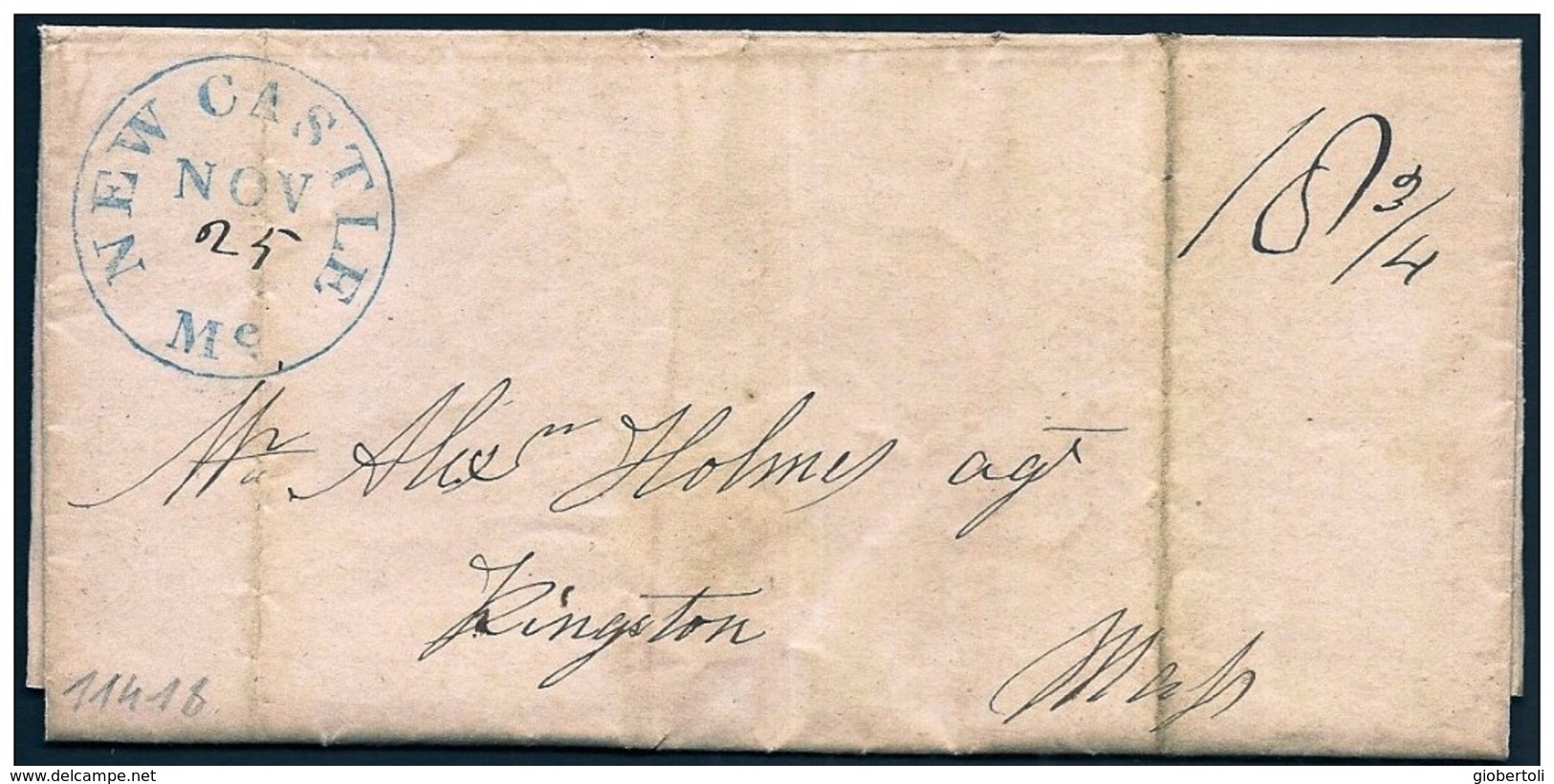 Stati Uniti/États-Unis/United States: 25 - 11 - 1842, New Castle - …-1845 Prephilately