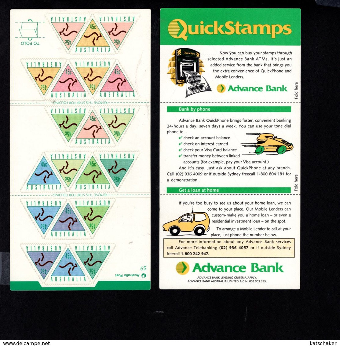 785390570 1994  SCOTT  1405A POSTFRIS  MINT NEVER HINGED EINWANDFREI  (XX) - KANGAROOS BACKSIDE QUICKSTAMPS - Neufs